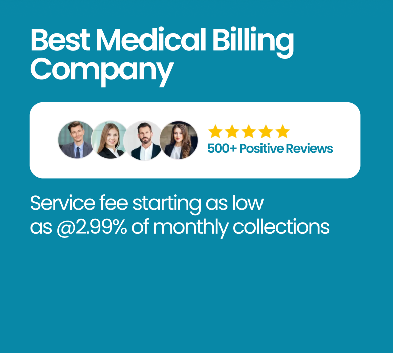 Best Medical Billing Company. Five stars, 500+ Positive Reviews. Service fee starting as low as @2.99% of monthly collections.