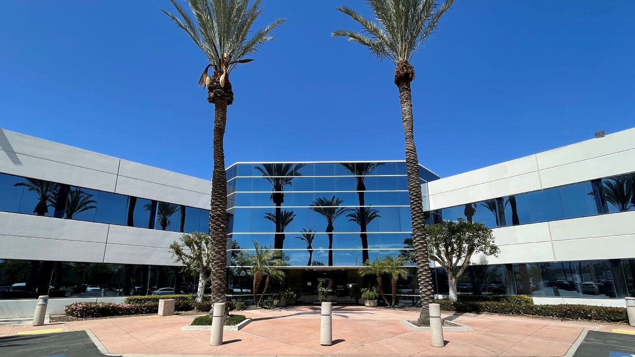 Front view of MLM headquarters